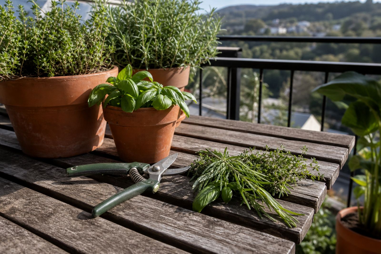 Balcony Herb Cuts