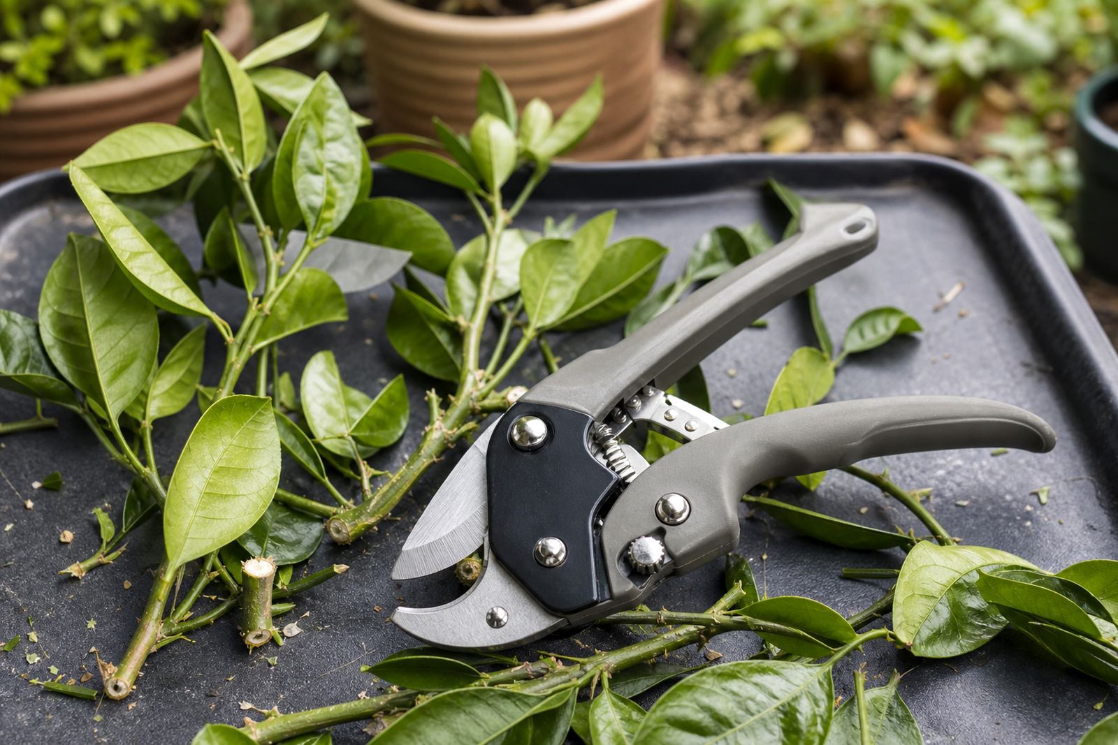 Ratchet Pruning Shears