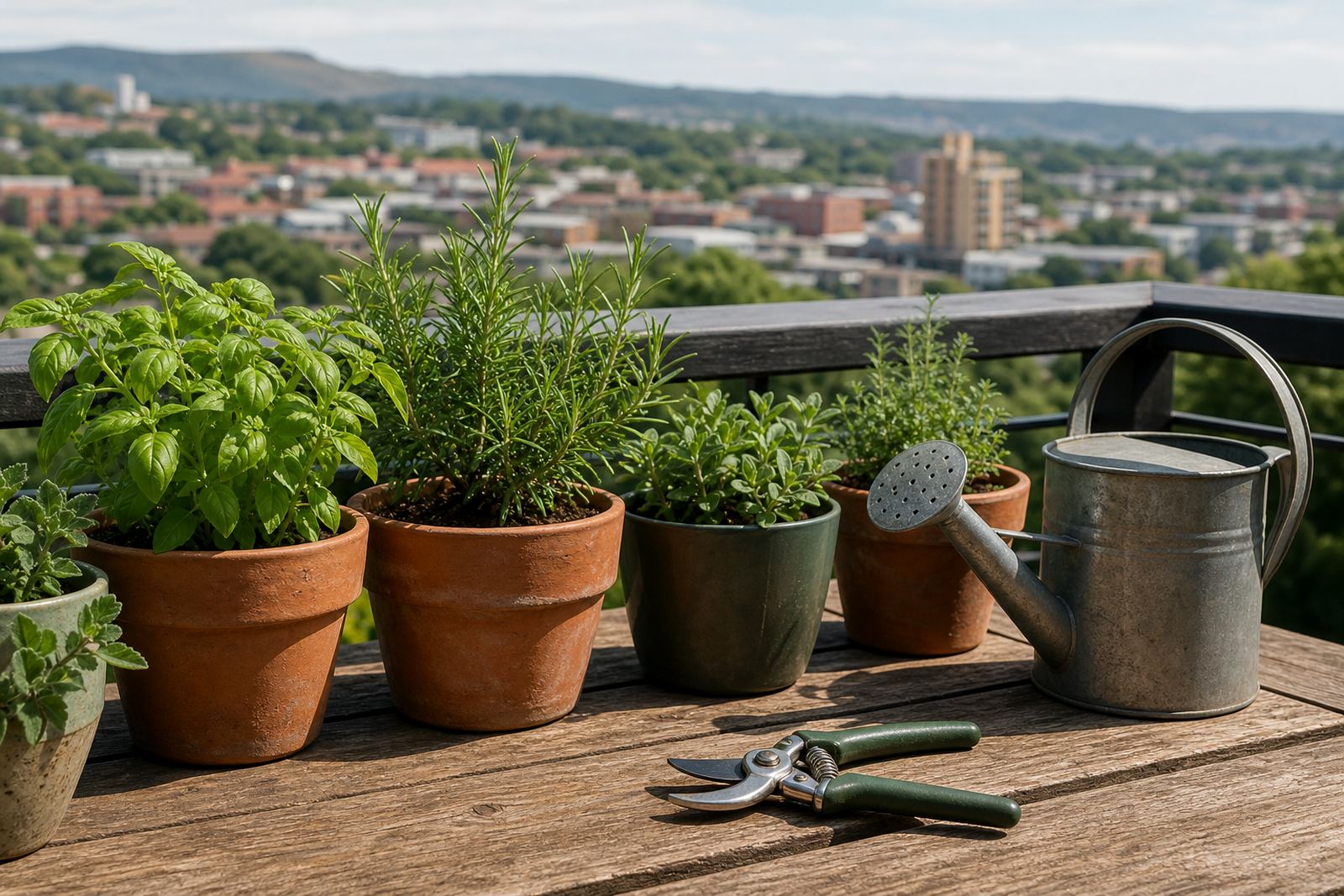 Balcony Plant Trimming
